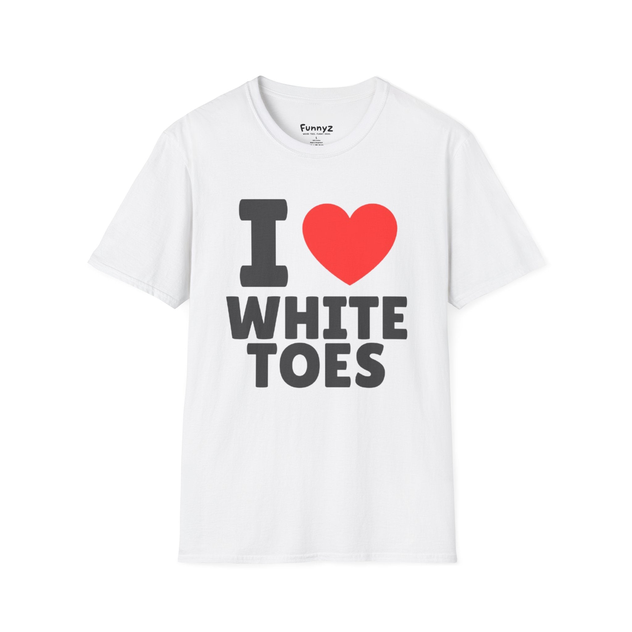 I Love White Toes T-Shirt