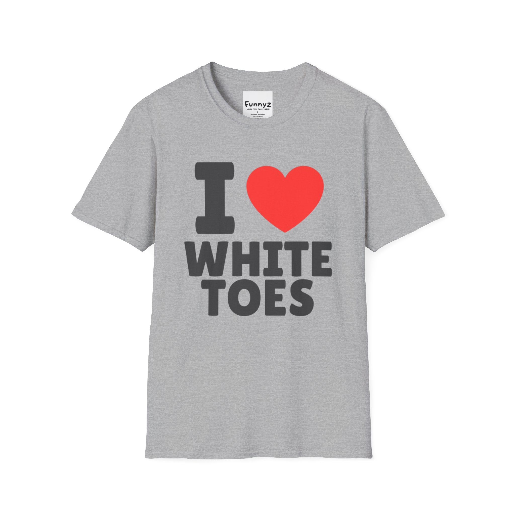 I Love White Toes T-Shirt